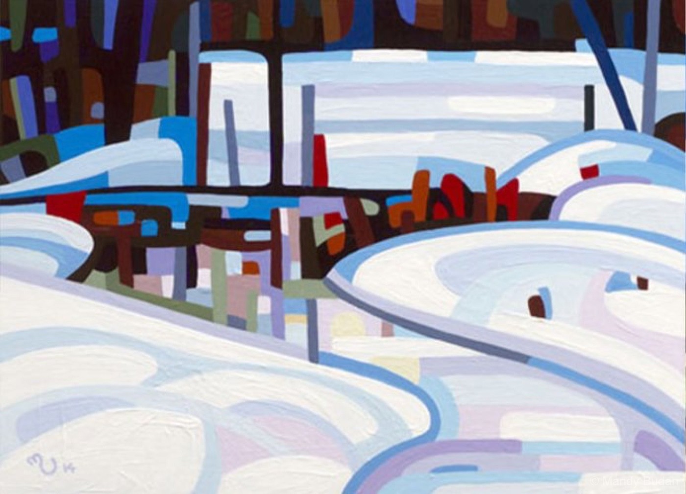 Landscape Study 40 by Mandy Budan
