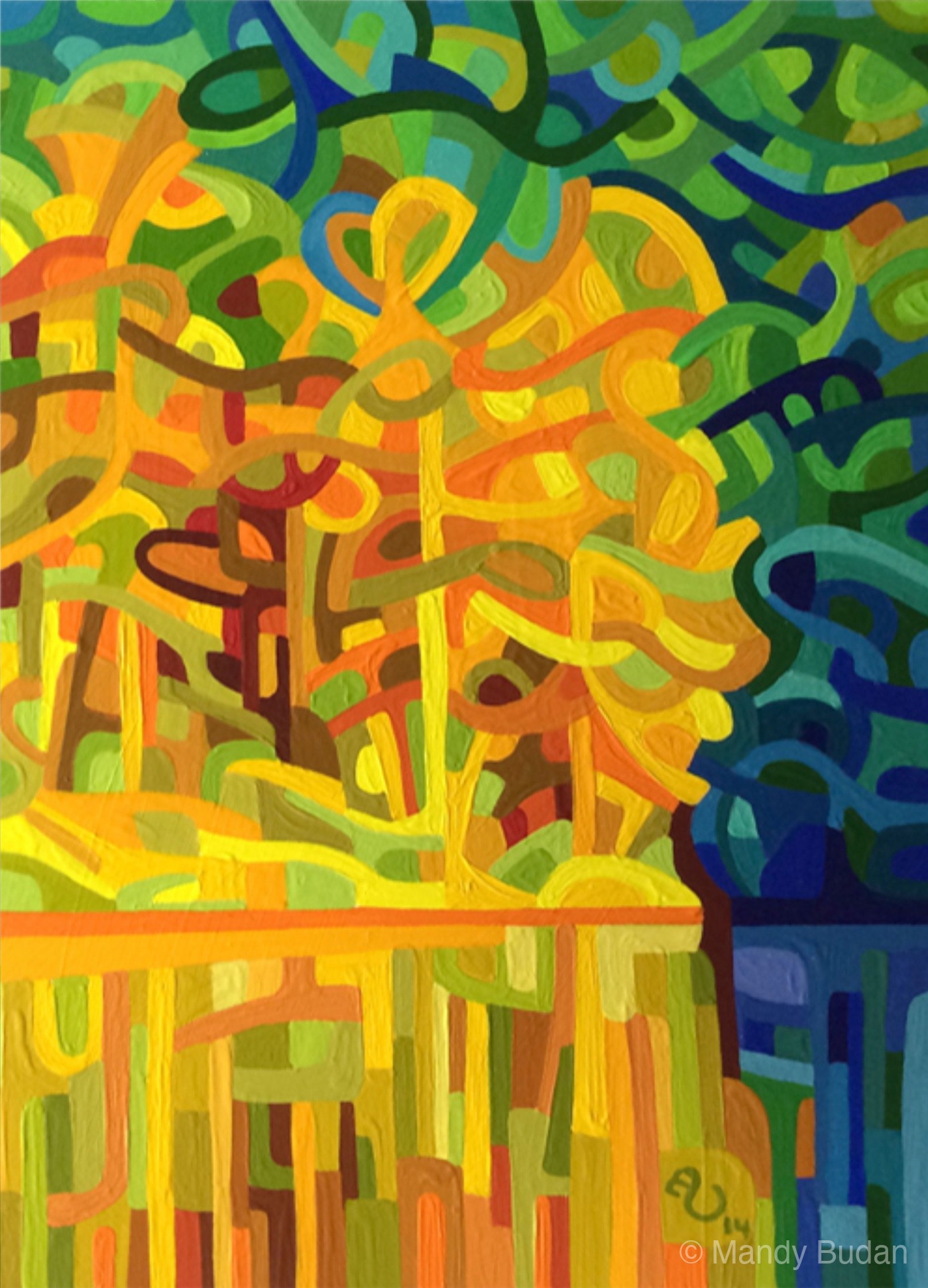 Landscape Study 53 by Mandy Budan