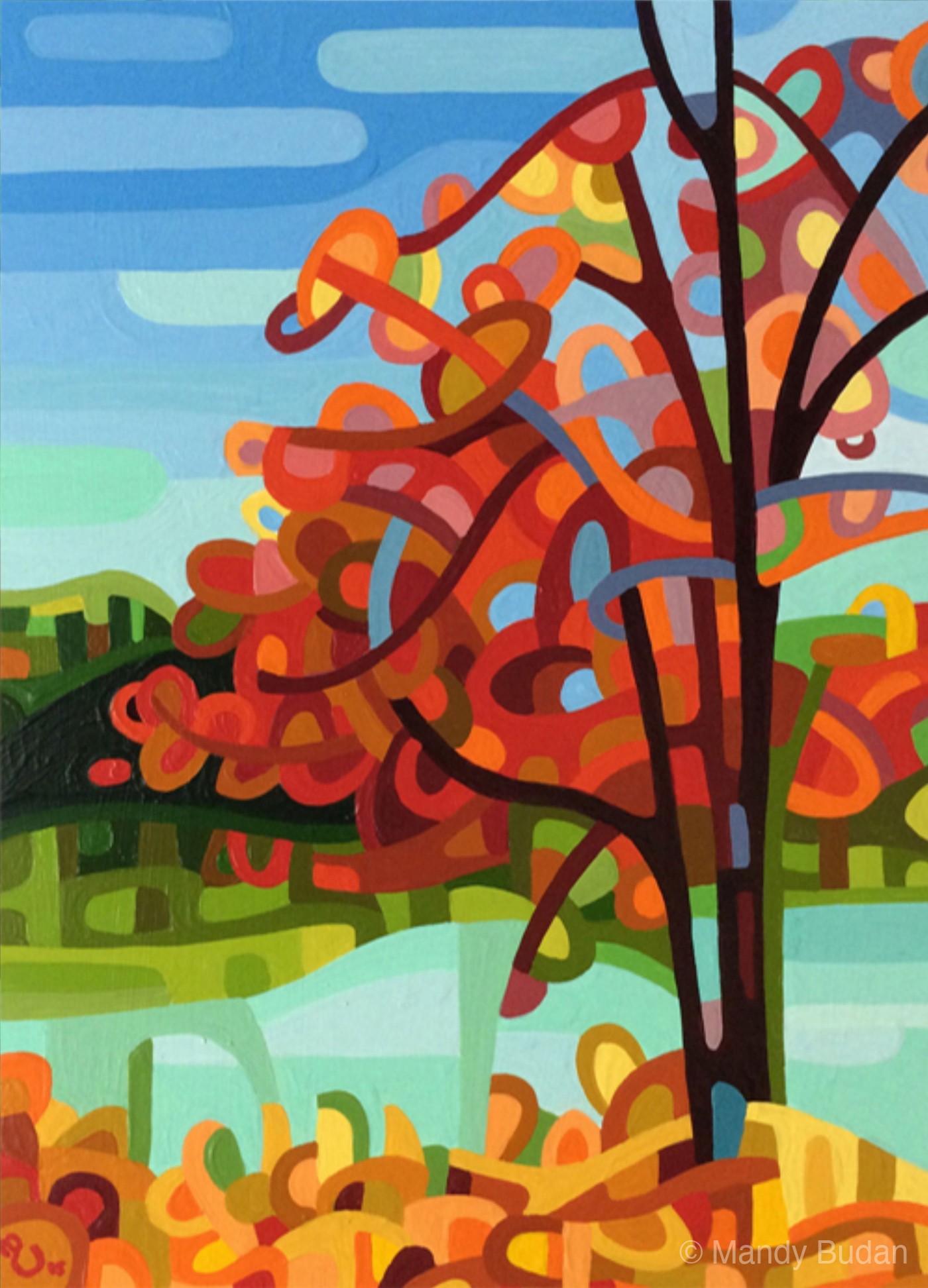 Landscape Study 69 by Mandy Budan