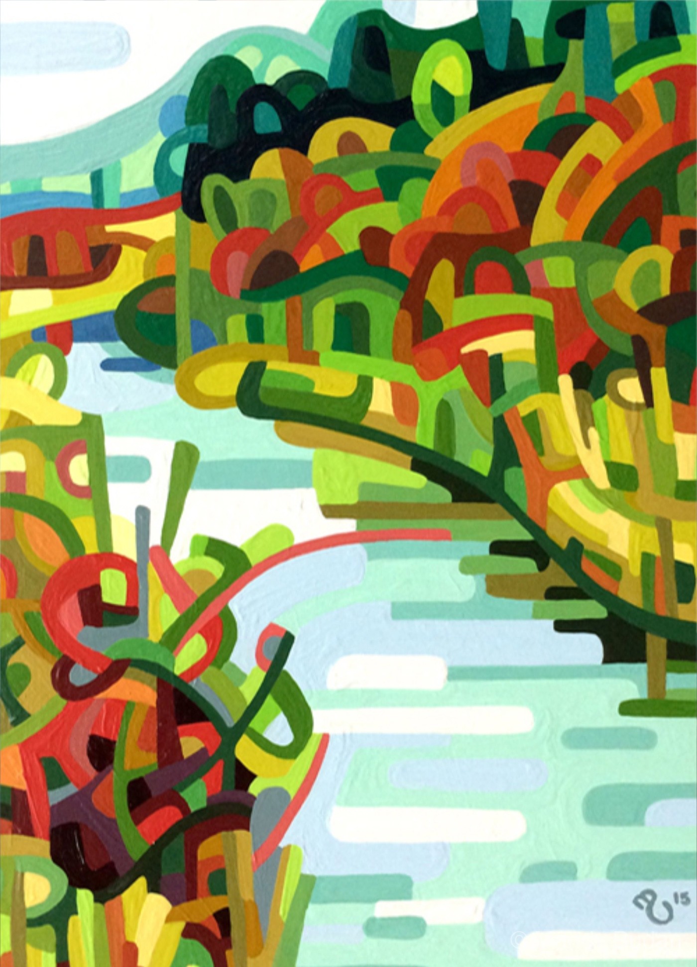 Landscape Study 73 by Mandy Budan