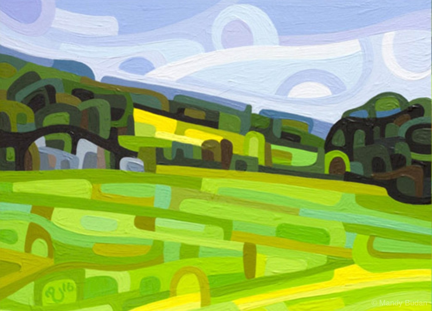 Landscape Study 84 by Mandy Budan