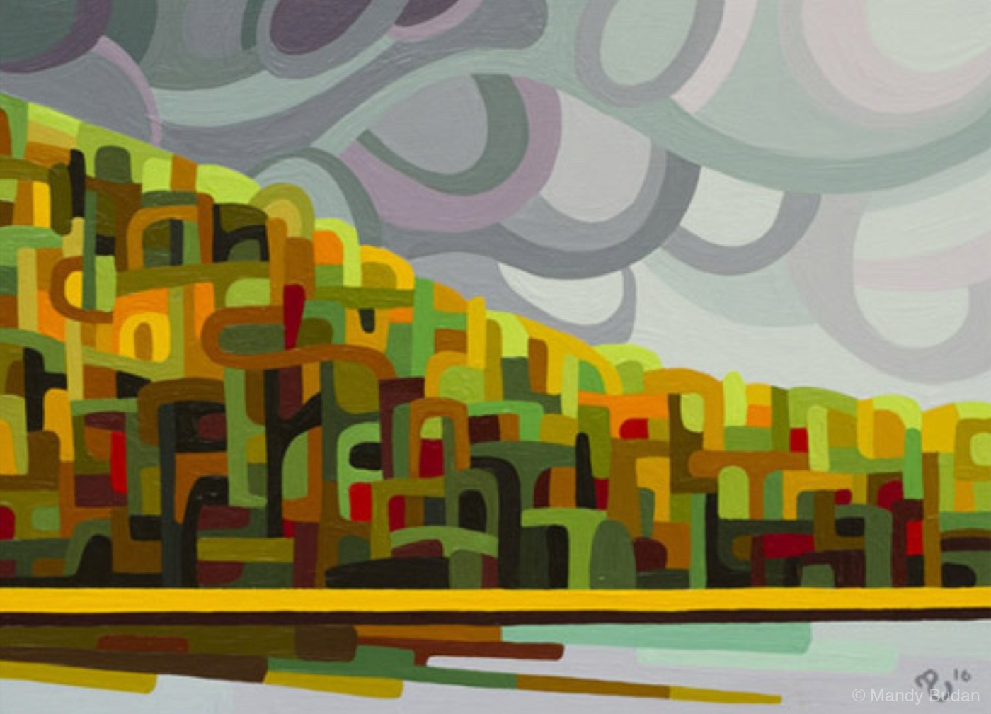 Landscape Study 90 by Mandy Budan