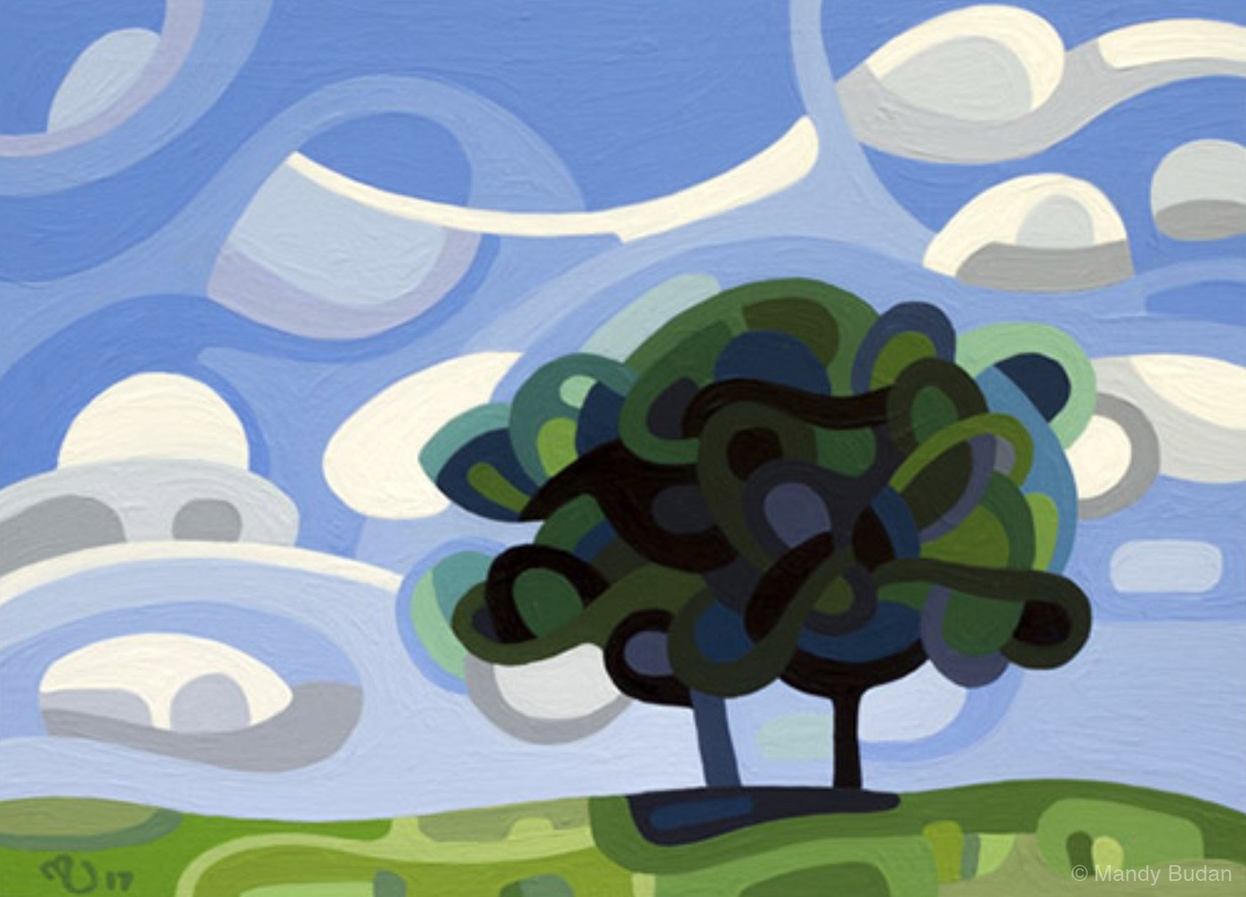 Landscape Study 108 by Mandy Budan