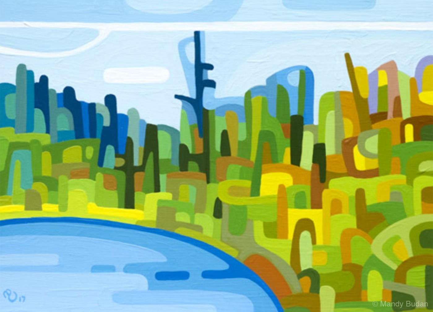 Landscape Study 127 by Mandy Budan