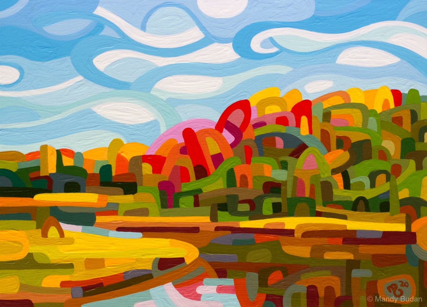 Landscape Study 152 by Mandy Budan
