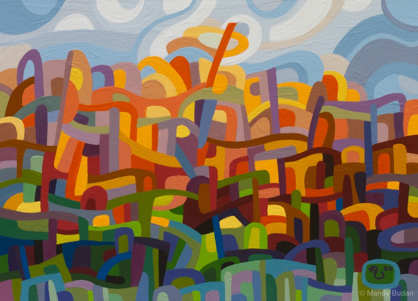 Landscape Study 155 by Mandy Budan
