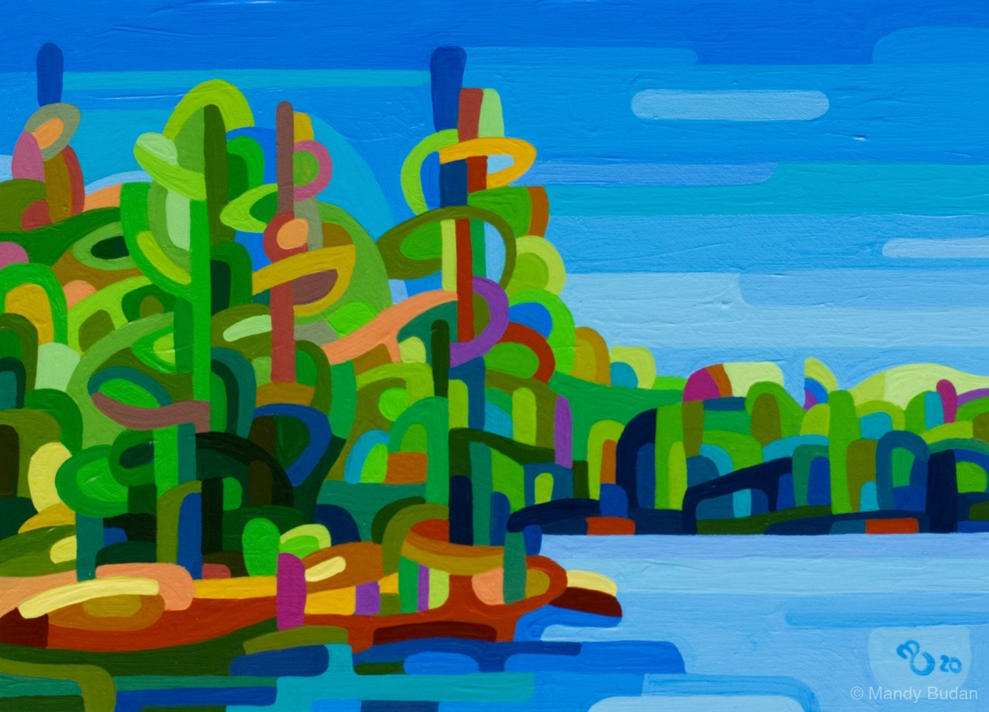 Landscape Study 158 by Mandy Budan