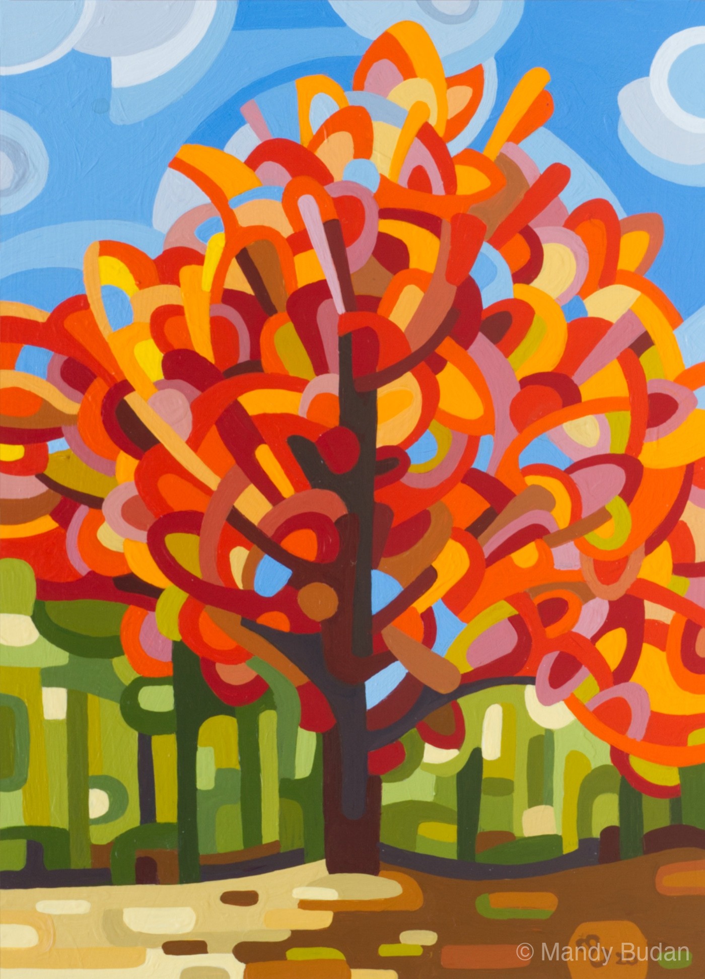 Landscape Study 161 by Mandy Budan