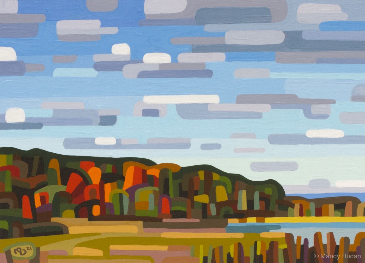 Landscape Study 165 by Mandy Budan