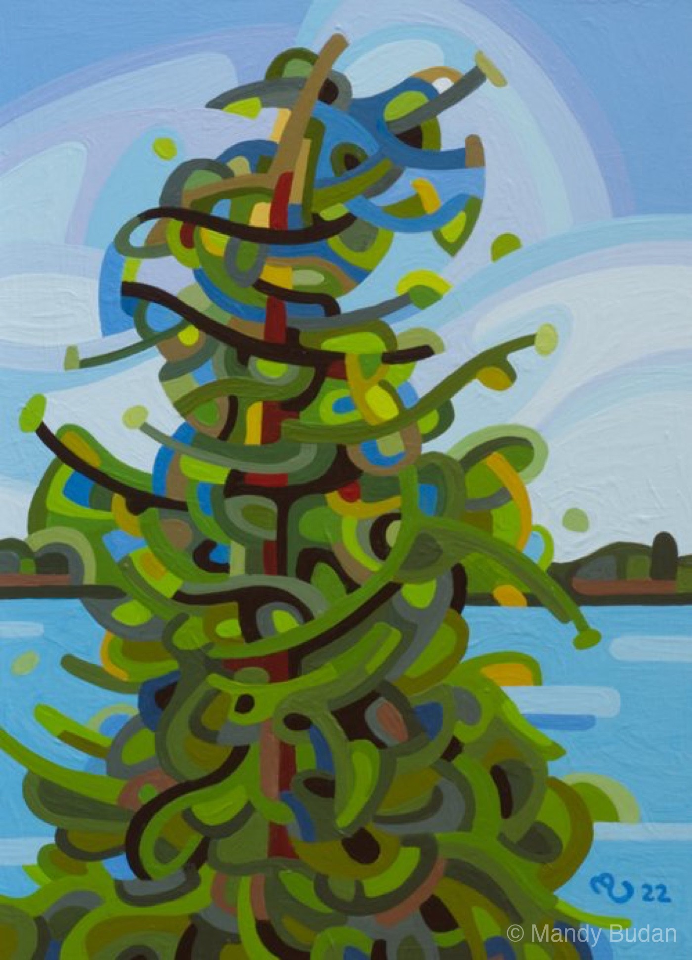 Landscape Study 178 by Mandy Budan