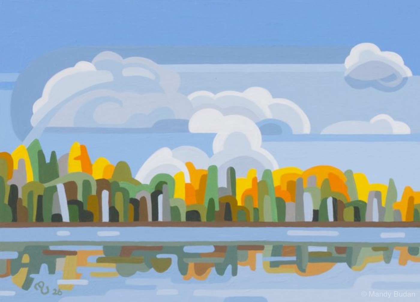 Landscape Study 223 by Mandy Budan
